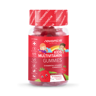 Novomins Kids Multivitamins Strawberry Flavoured 30 Gummies