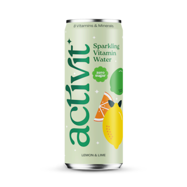 Actiph Lemon & Lime Sparkling Vitamin Water 330ml