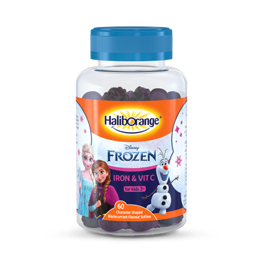 Haliborange Disney Frozen Iron & Vitamin C Blackcurrant 60 Blackcurrant Flavour Softies