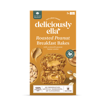 Deliciously Ella Roasted Peanut Breakfast Bakes 3x 50g