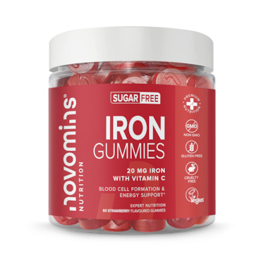 Novomins Iron Sugar-Free 60 Gummies 30 Days Supply