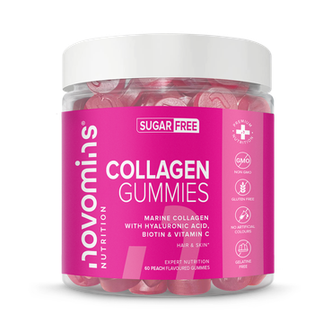 Novomins Collagen Sugar-Free Peach Flavoured 60 Gummies