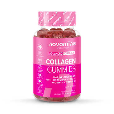 Novomins Collagen Peach Flavoured 60 Gummies