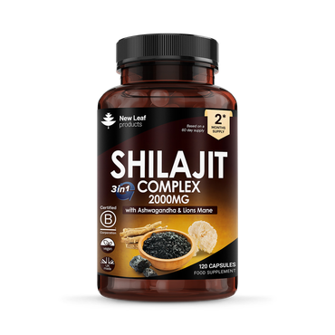 New Leaf Products Shilajit Complex Food Supplement 120 Capsules