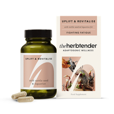 Review of The Herbtender Uplift & Revitalise With Nettle Seed & Liquorice 60 Vegan Capsules