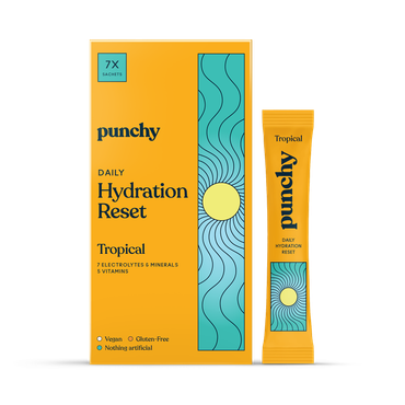 Review of Punchy Daily Hydration Reset Tropical 7 Sachets