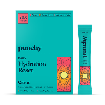 Review of Punchy Daily Hydration Reset Citrus 30 Sachets