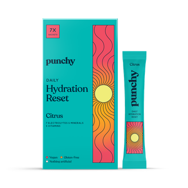 Review of Punchy  Daily Hydration Reset Citrus 7 Sachets