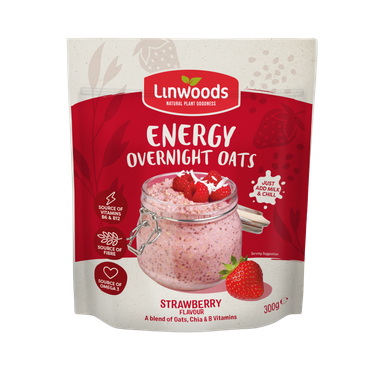Review of Linwoods Overnight Oats Strawberry Energy 300g
