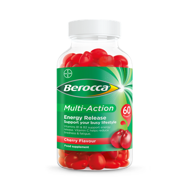 Review of Berocca Multi Action Gummies Cherry Flavour 60 Gummies
