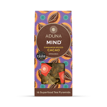 Review of Aduna Mind Superfood Cacao Tea 15x Tea Bags