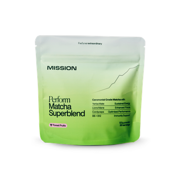 Review of Mission Perform Matcha Superblend Forest Fruits 120g