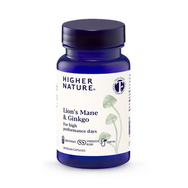 Review of Lion's Mane & Ginkgo - 9,600mg High-strength Nootropic blend - 30 Vegan Capsules