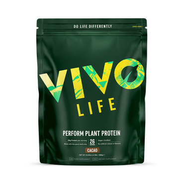 Review of Vivo Life Perform Plant Protein Raw Cacao 988g