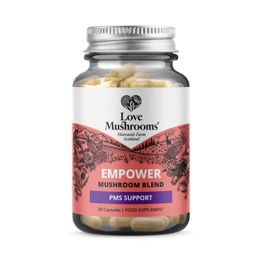 Review of Love Mushrooms Empower Mushroom Blend for PMS x 60 capsules