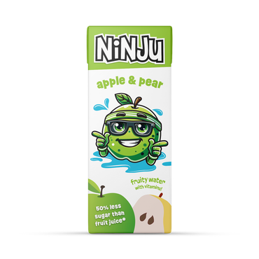 Review of Ninju Apple & Pear Fruity Vitamin Water 200ml