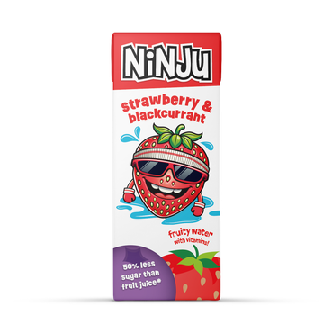 Review of Ninju Strawberry & Blackcurrant Fruity Vitamin Water 200ml