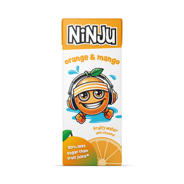 Review of Ninju Orange & Mango Fruity Vitamin Water 200ml
