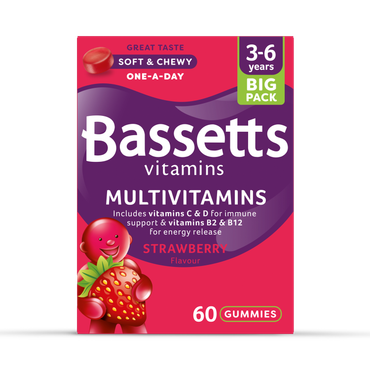 Review of Bassetts Vitamins 3-6 Multivitamins Strawberry 60 Gummies