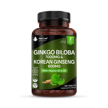 Review of New Leaf Products Ginkgo Biloba, Korean Ginseng Tablets 120 tablets