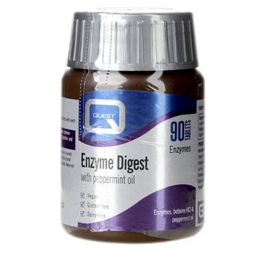 Review of Quest Vitamins Enzyme Digest with Betaine HCI 90 Tablets