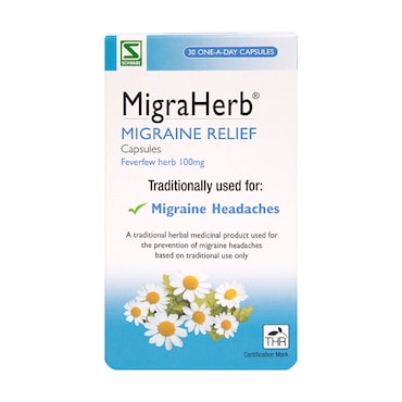 Schwabe Pharma Migraherb 100mg 30 Capsules image 1