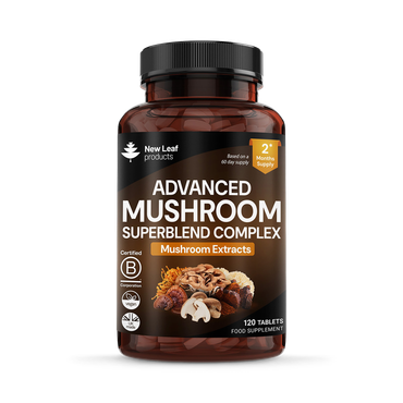 Review of New Leaf Products Mushroom Superblen Complex Tablets 120 tablets