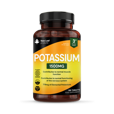 Review of New Leaf Products Potassium Tablets 180 tablets