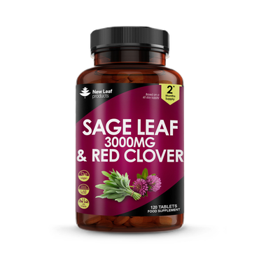 Review of New Leaf Products Sage Leaf & Red Clover Tablets 120 tablets