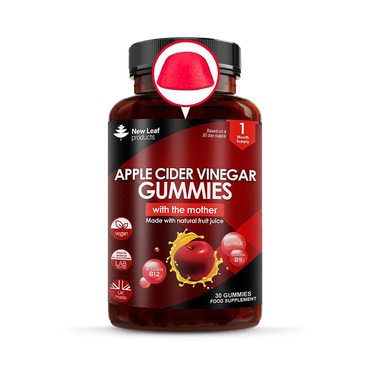 Review of New Leaf Products Apple Cider Vinegar Gummies 30 gummies
