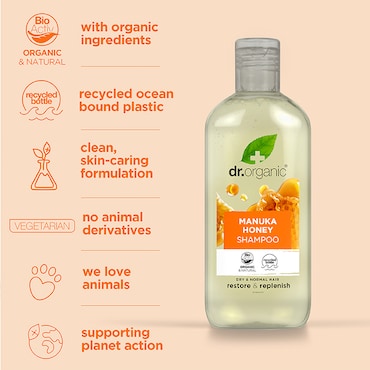 Dr Organic Manuka Honey Shampoo 265ml image 6