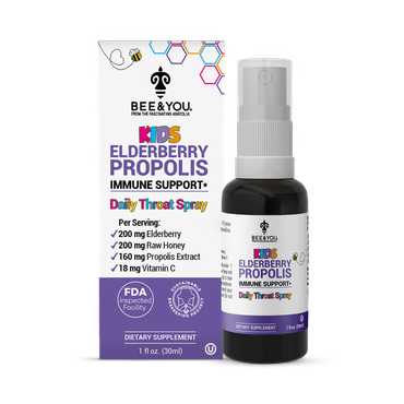 Review of BEE&YOU Propolis Elderberry Honey Throat Spray For Kids 30ml