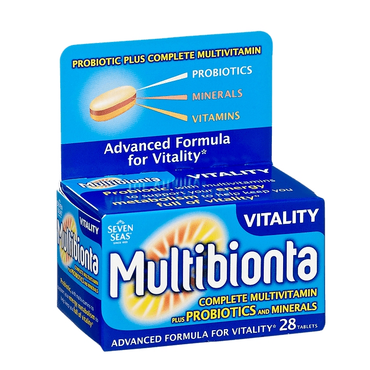 Review of Seven Seas Multibionta Vitality Complete Multivitamin plus Probiotics Tablets