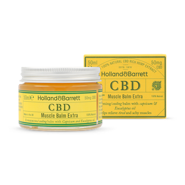 Review of Holland & Barrett CBD Muscle Balm Extra 50ml