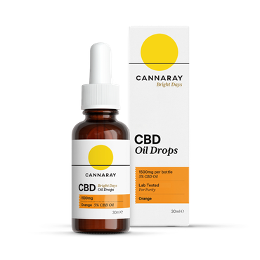 Review of Bright Days Oil Drops Orange Flavour 1500mg 30ml