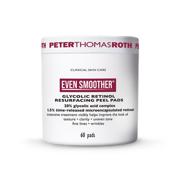 Review of Peter Thomas Roth Even Smoother Glycolic Retinol Resurfacing Peel Pads 60 Pads