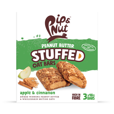 Review of Pip & Nut Peanut Butter Stuffed Oat Bar Apple & Cinnamon 3x 48g