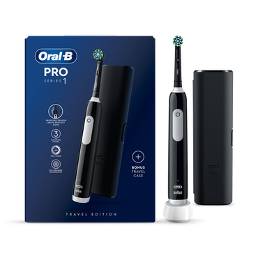 Review of Oral-B Pro Series1 Cross Action Rechargeable Toothbrush with Travel Case - Black