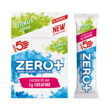 Review of High5 Zero+ Electrolytes and Creatine Citrus 16 Sachets
