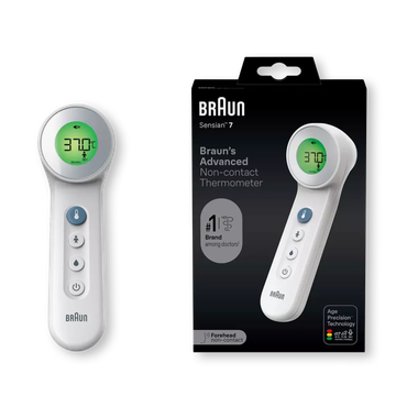 Review of Braun No Touch + Touch Thermometer with Age Precision White BNT400