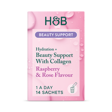 Review of Holland & Barrett Hydration + Beauty Collagen Raspberry Rose Flavour 14 Sachets