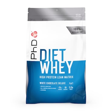 PhD Nutrition Diet Whey Protein Powder White Chocolate 1000g