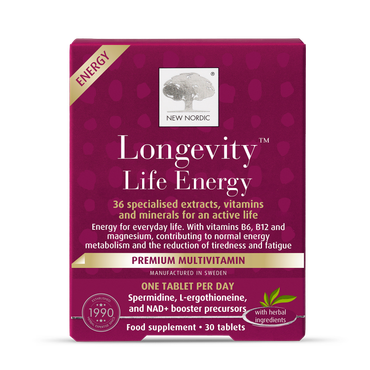 Review of New Nordic Longevity Life Energy 30 Tablets