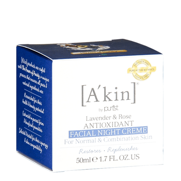 Review of A’kin Lavender & Rose Antioxidant Facial Night Crème 50ml
