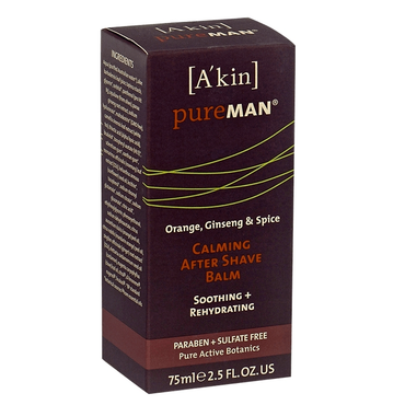 A'kin Pureman Calming After Shave Balm 75ml