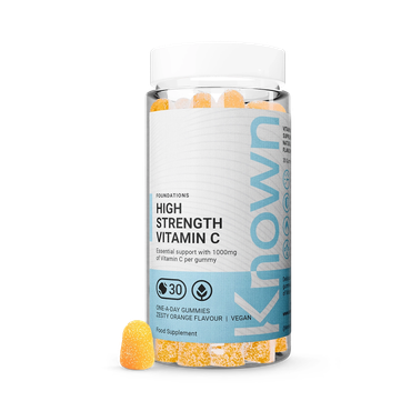 Review of Known Nutrition High Strength Vitamin C 1000mg Zesty Orange Flavour 30 Gummies