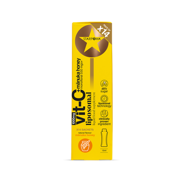 Review of Starpowa Vit-C Liquid Liposomal 1000mg Manuka Honey 550 MGO 14 Sachets