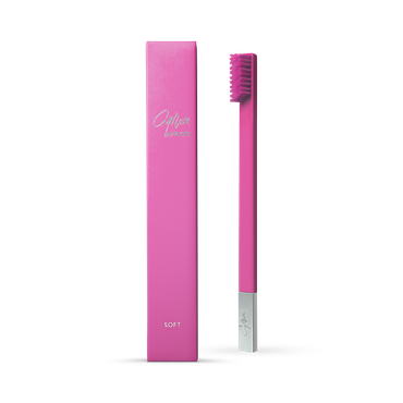 Review of APRIORI Bubblegum Pink Silver Soft Toothbrush