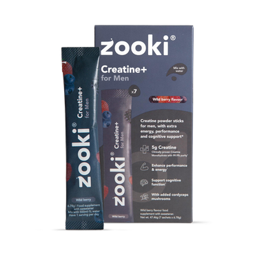 Review of Zooki Creatine+ For Men Powder Wild Berry Flavour 7 Sachets