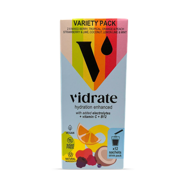 Review of Vidrate Hydration Variety 12 Sachets